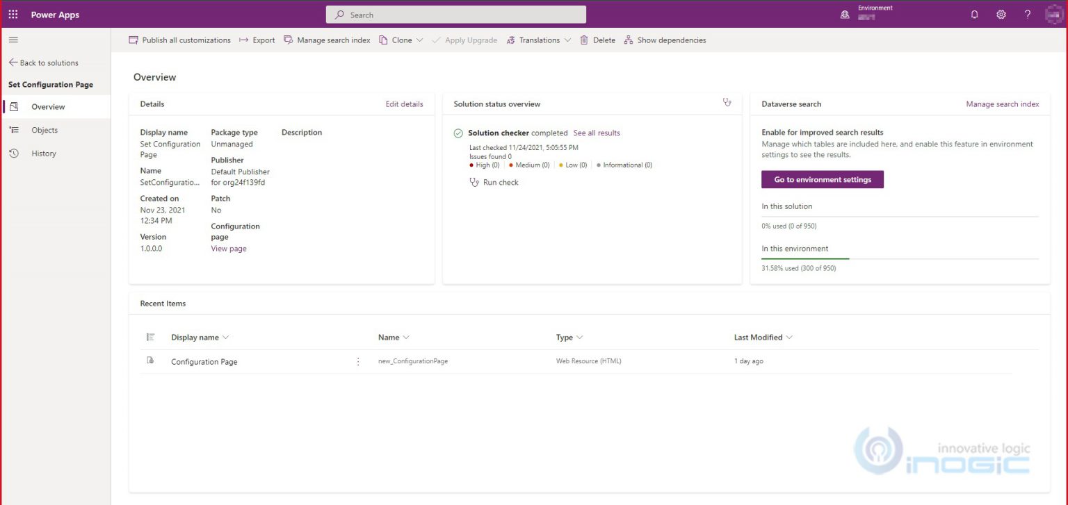 Use Of New Configuration Page Ui In Power Apps Solution Microsoft