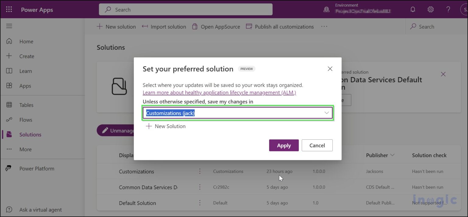 Set Your Preferred Solution In Power Apps For Enhanced Customization