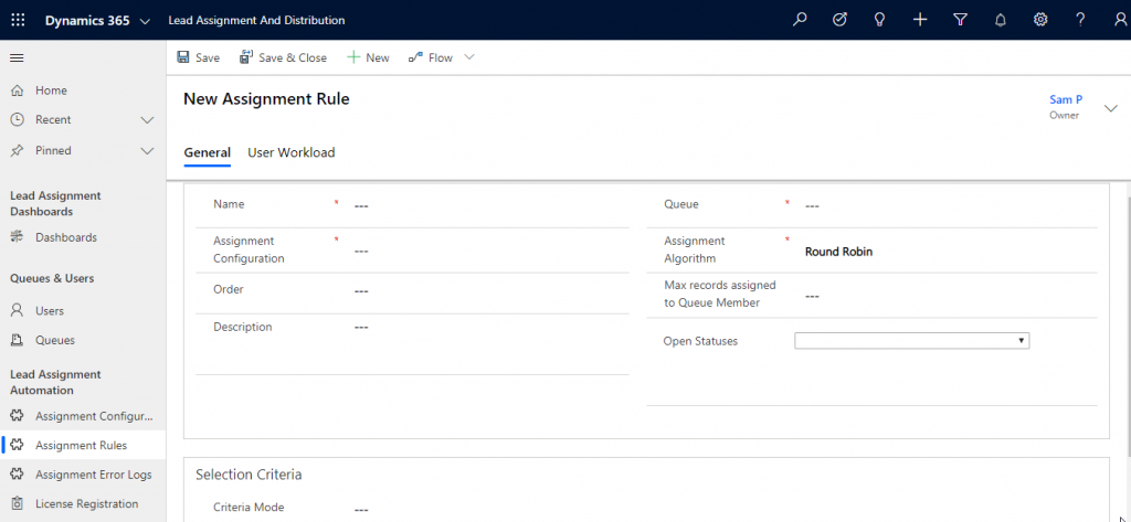 lead assignment dynamics 365