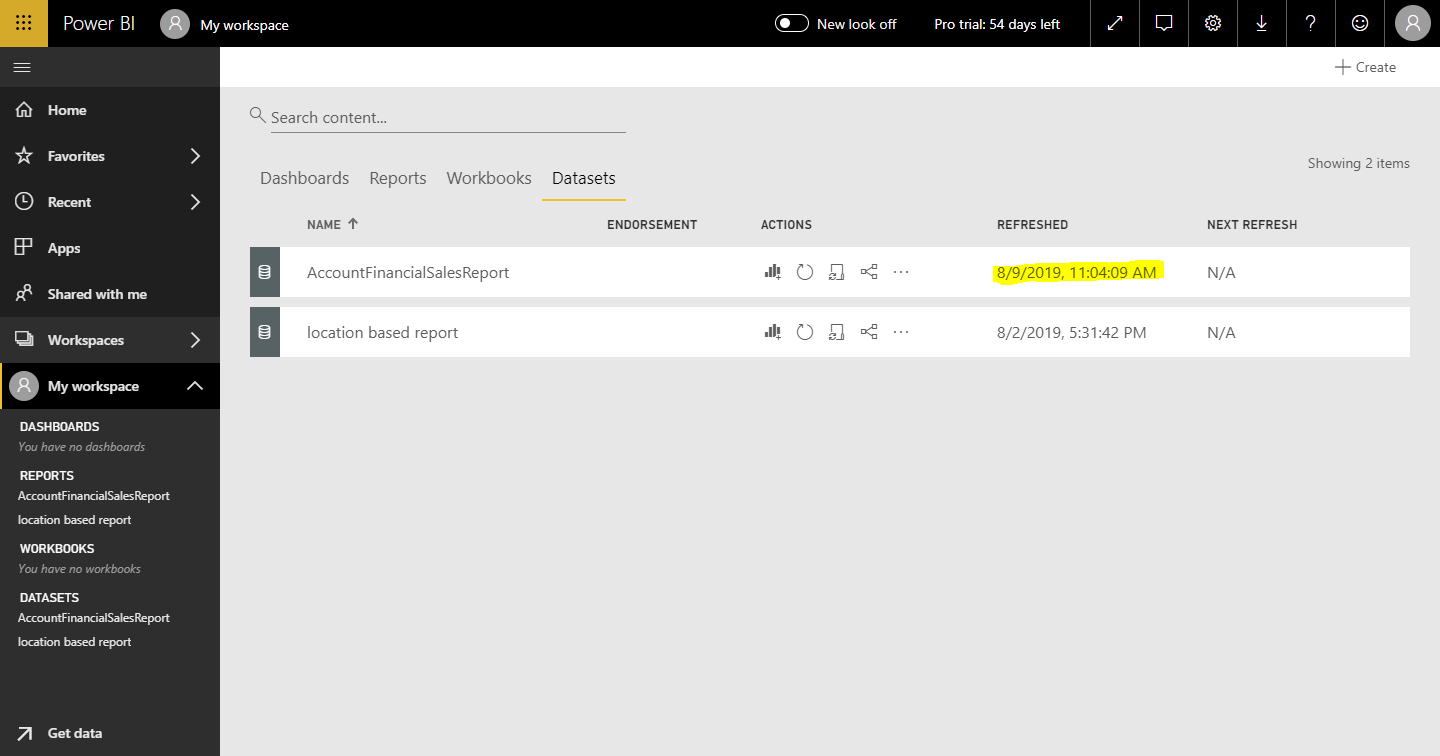 How To Refresh Data In Power Bi Service - Printable Online