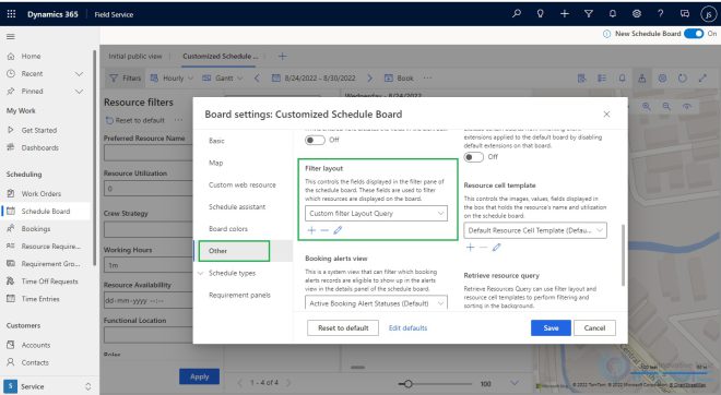 Schedule Board Extensibility In Microsoft Dynamics 365 Field Service