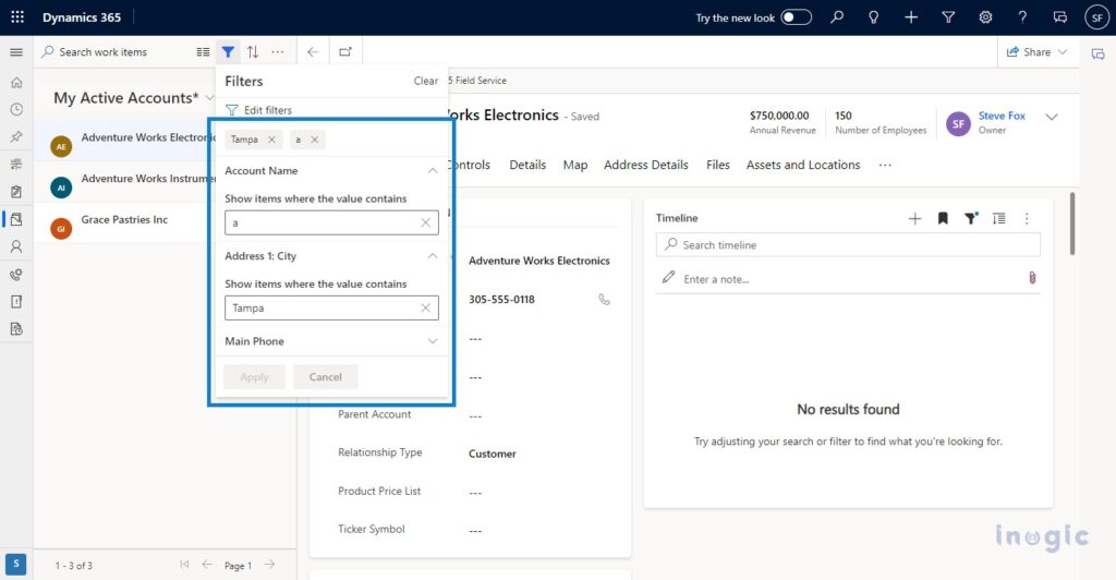 Manage records and associated Activities on a page using Focused View ...