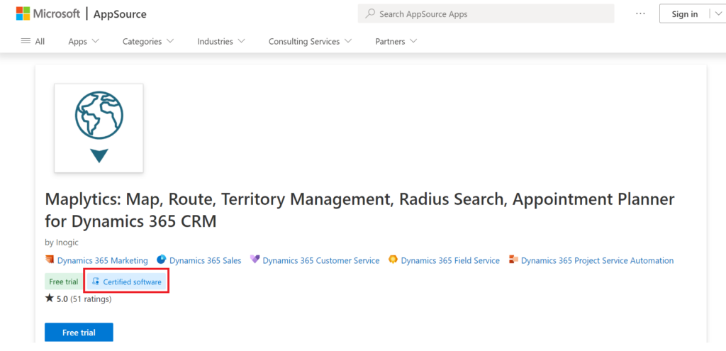 Maplytics earns the First-Ever ‘Certified Software’ Badge for Dynamics ...