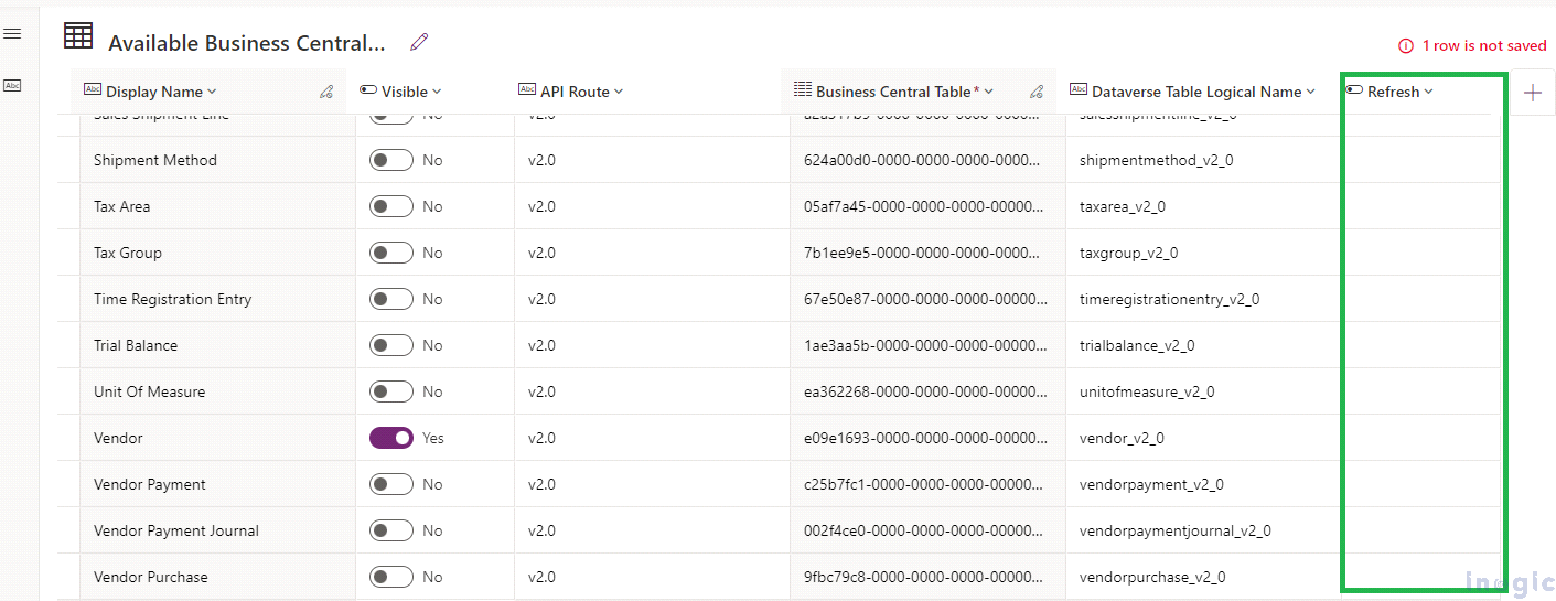 Integrate Business Central with Microsoft Dataverse using Virtual Table