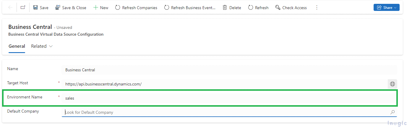 Integrate Business Central with Microsoft Dataverse using Virtual Table