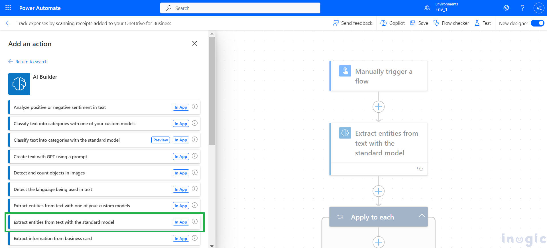 Streamlined Text and Document Categorization in Power Automate