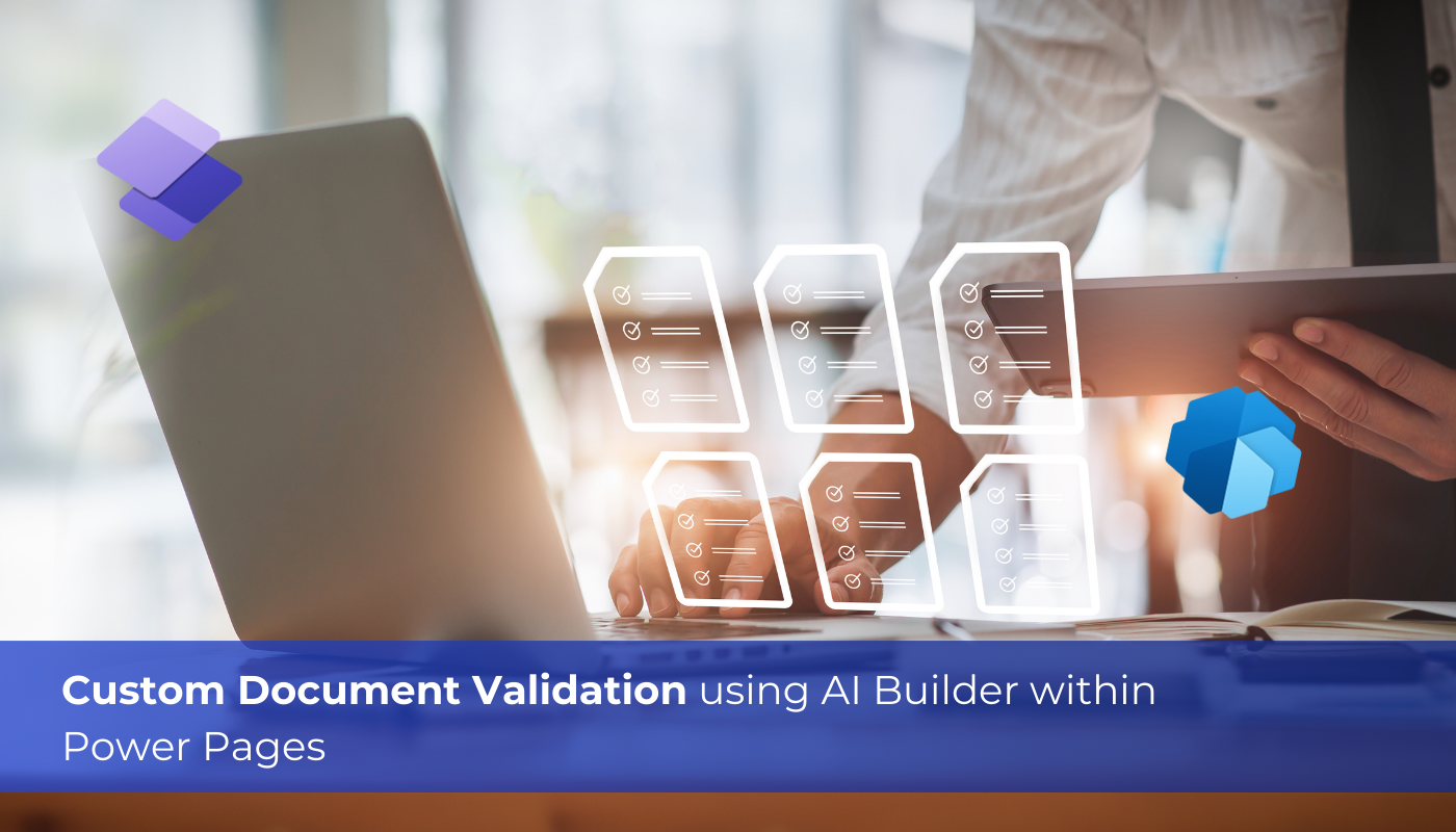 Custom Document Validation using AI Builder within Power Pages