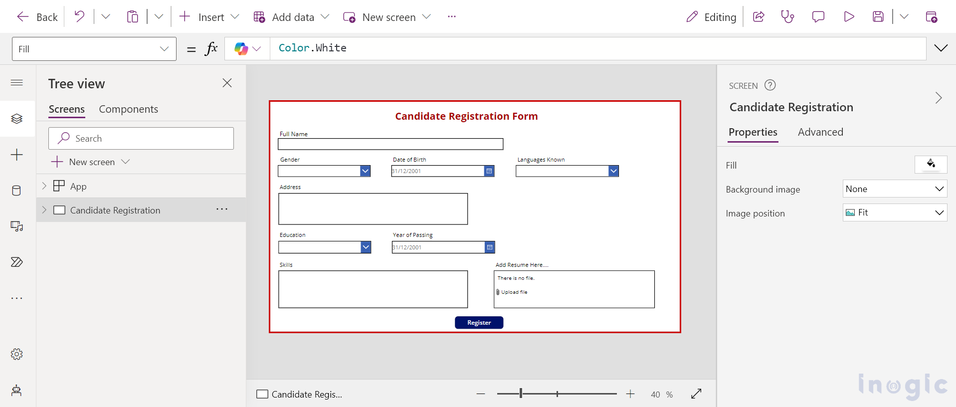 Attachment Control in Power Apps