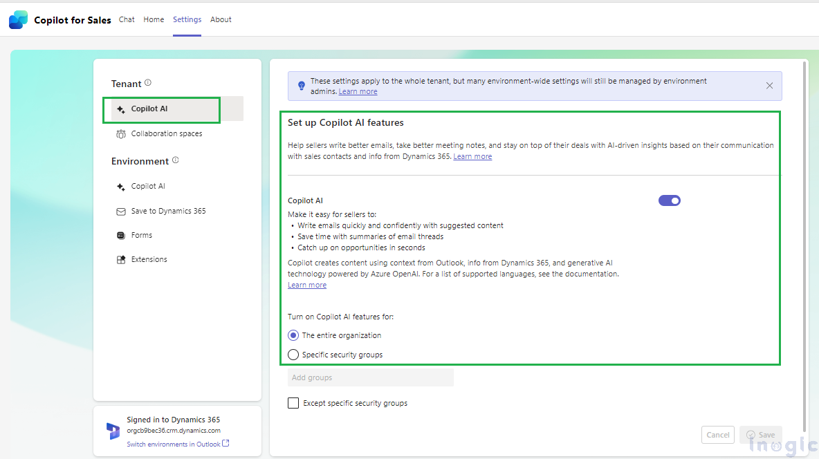 Copilot AI Summaries for Dynamics 365 CRM records