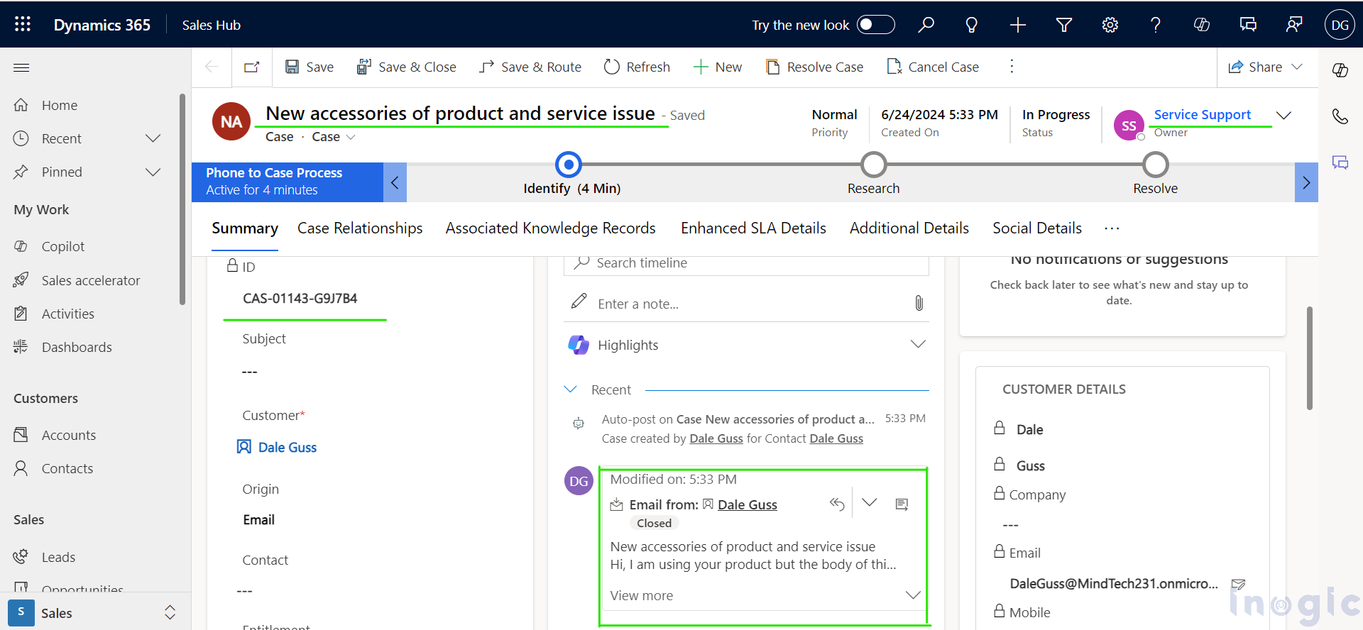 Create multiple cases from an email sent to multiple mailboxes within PowerApps 