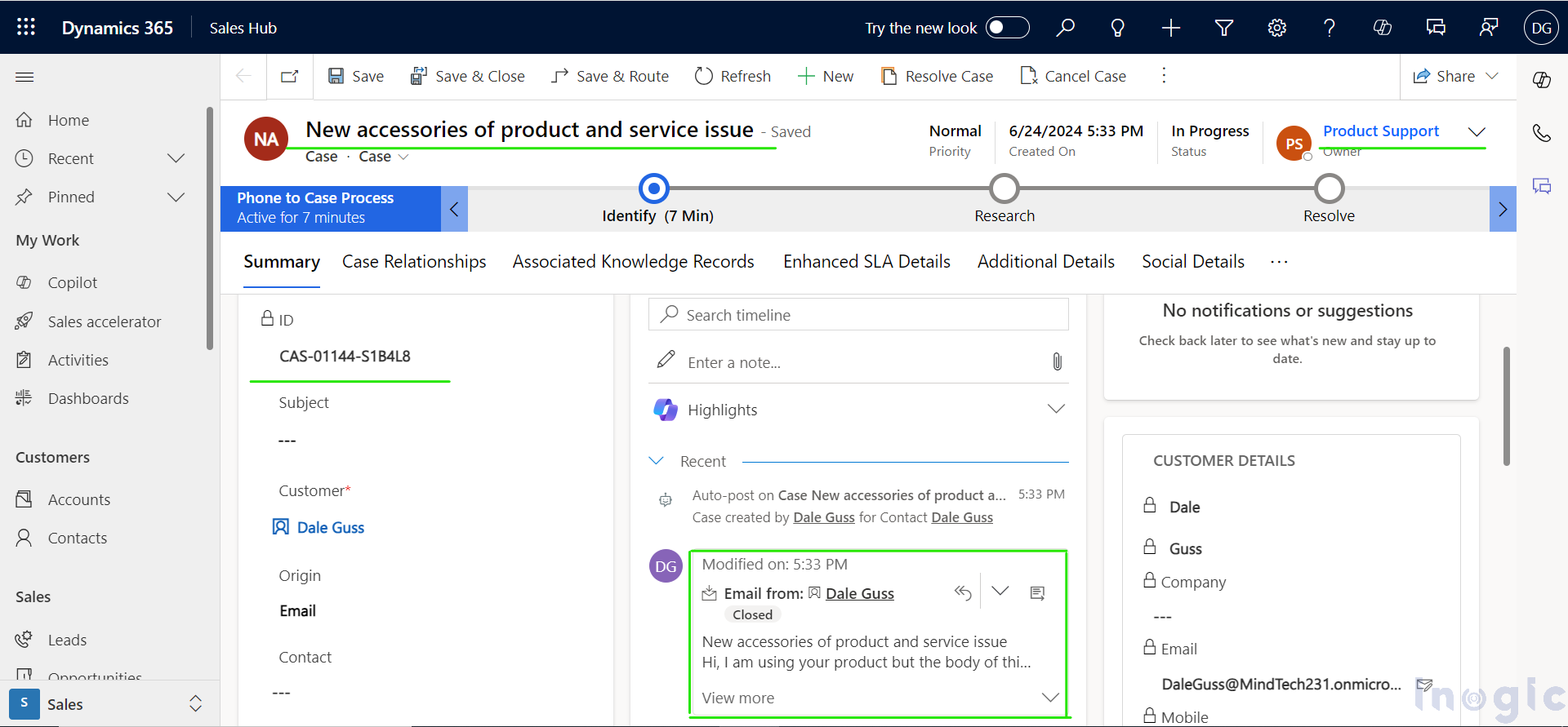 Create multiple cases from an email sent to multiple mailboxes within PowerApps 