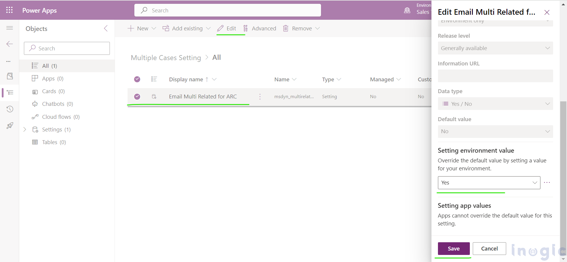 Create multiple cases from an email sent to multiple mailboxes within PowerApps