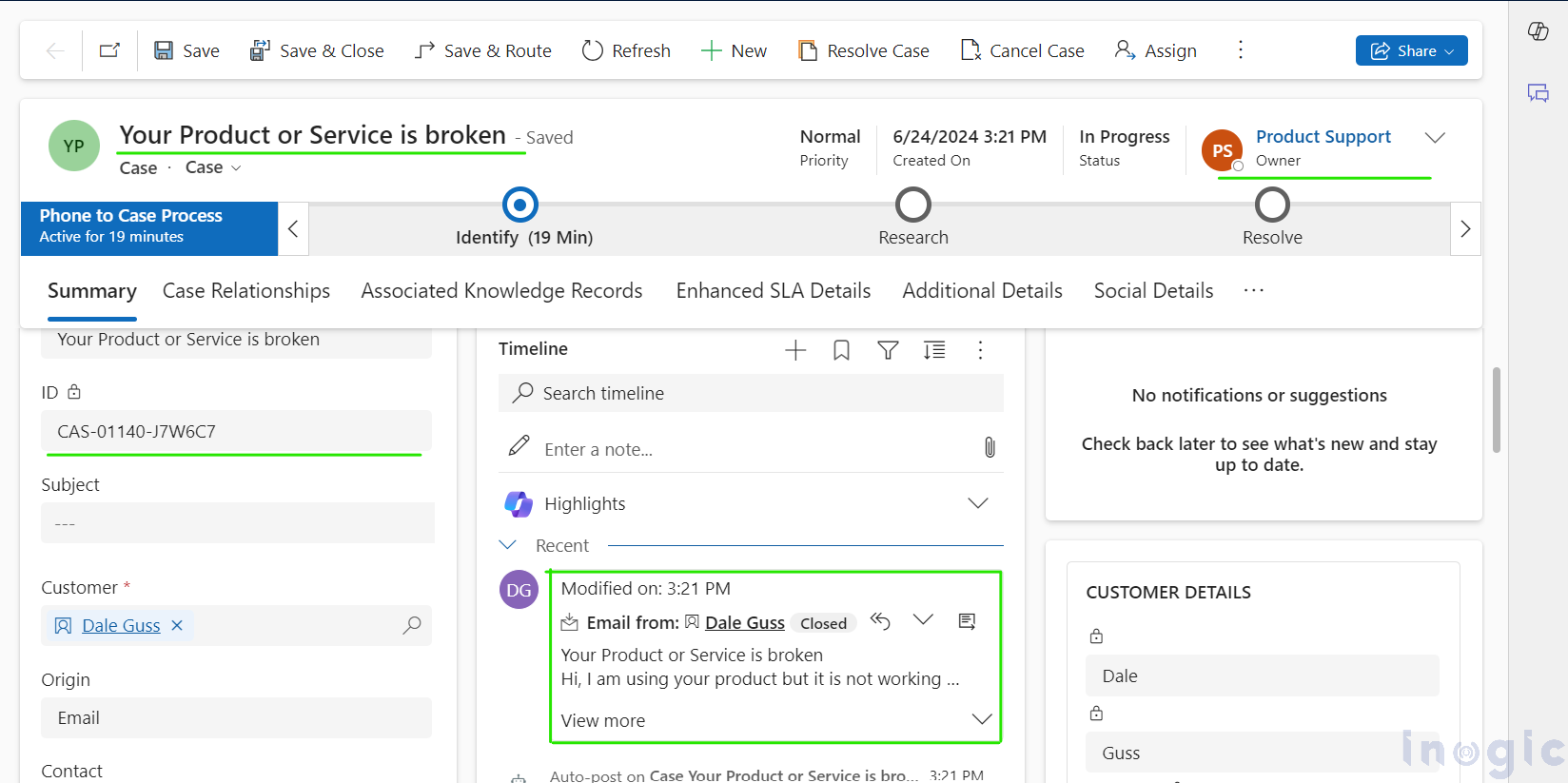 Create multiple cases from an email sent to multiple mailboxes within PowerApps 