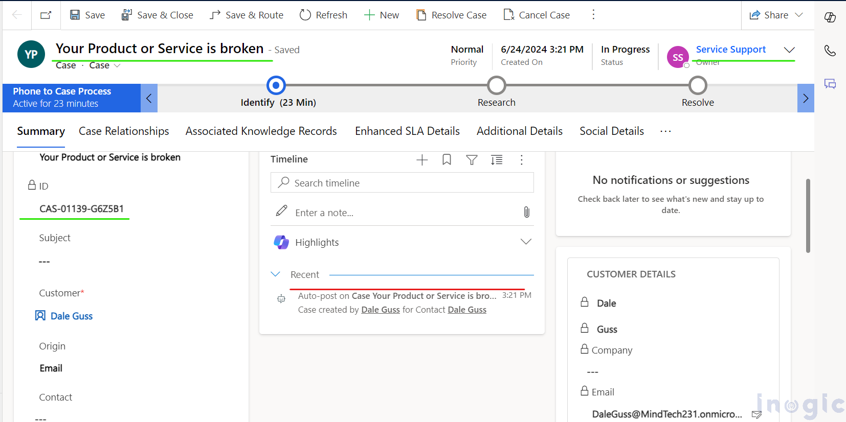 Create multiple cases from an email sent to multiple mailboxes within PowerApps 