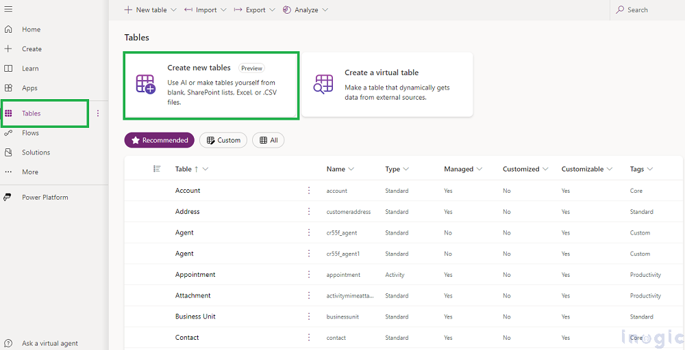 Visualizing Data Models with Copilot in an ERD View