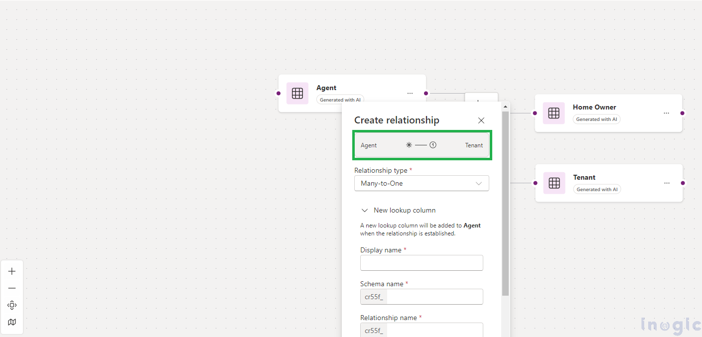 Visualizing Data Models with Copilot in an ERD View