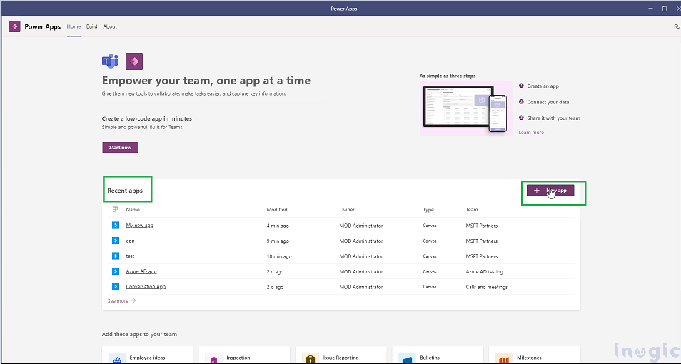 Integrate Power Apps with Microsoft Planner using Microsoft Teams