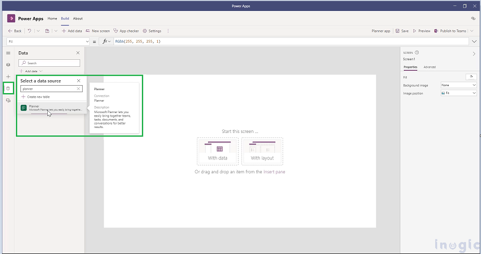 Integrate Power Apps with Microsoft Planner using Microsoft Teams