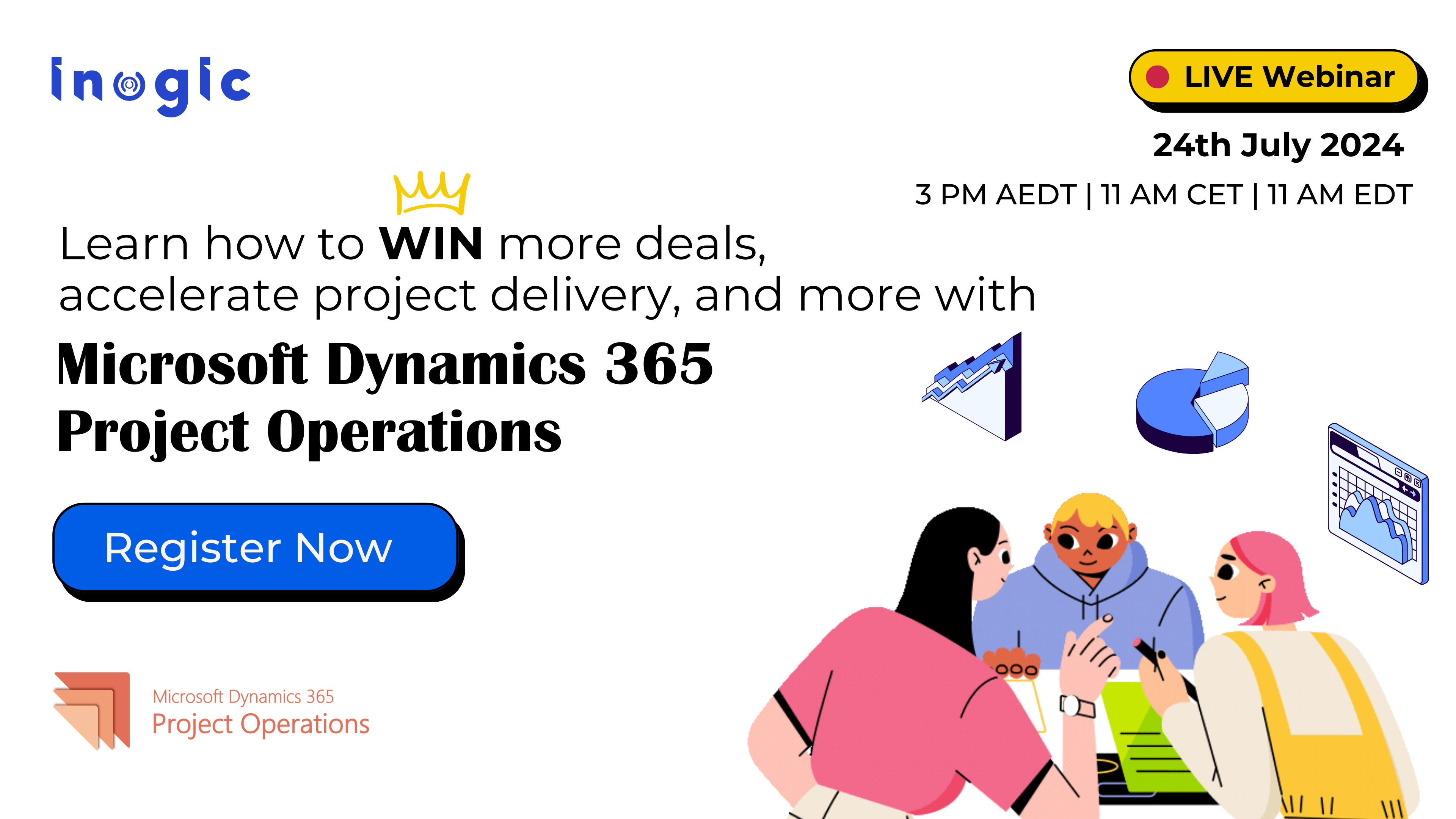 Webinar: Define, Scope, & Plan Projects efficiently with Microsoft Dynamics 365 Project Operations!
