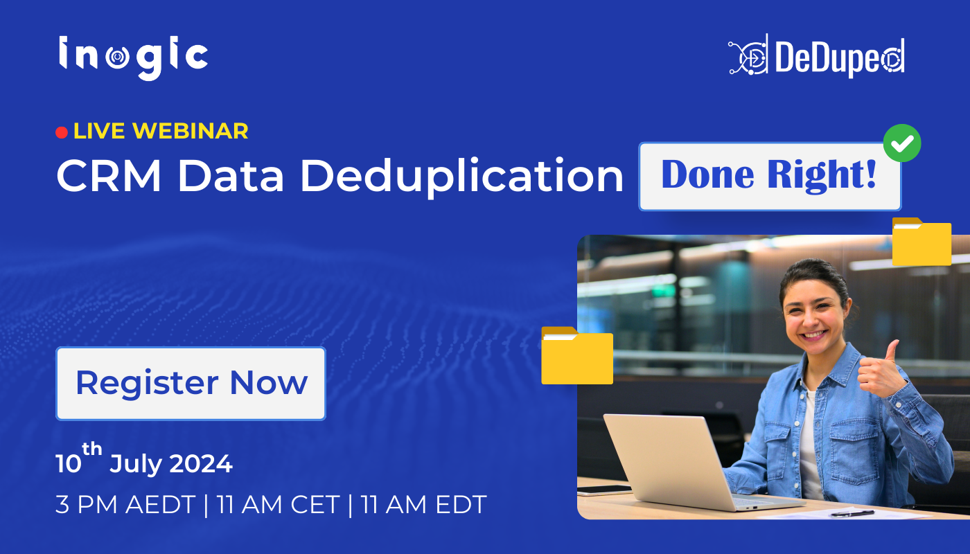 Webinar: CRM Duplicate Data Cleaning Done Right with Phonetic Fuzzy Matching and Much More!