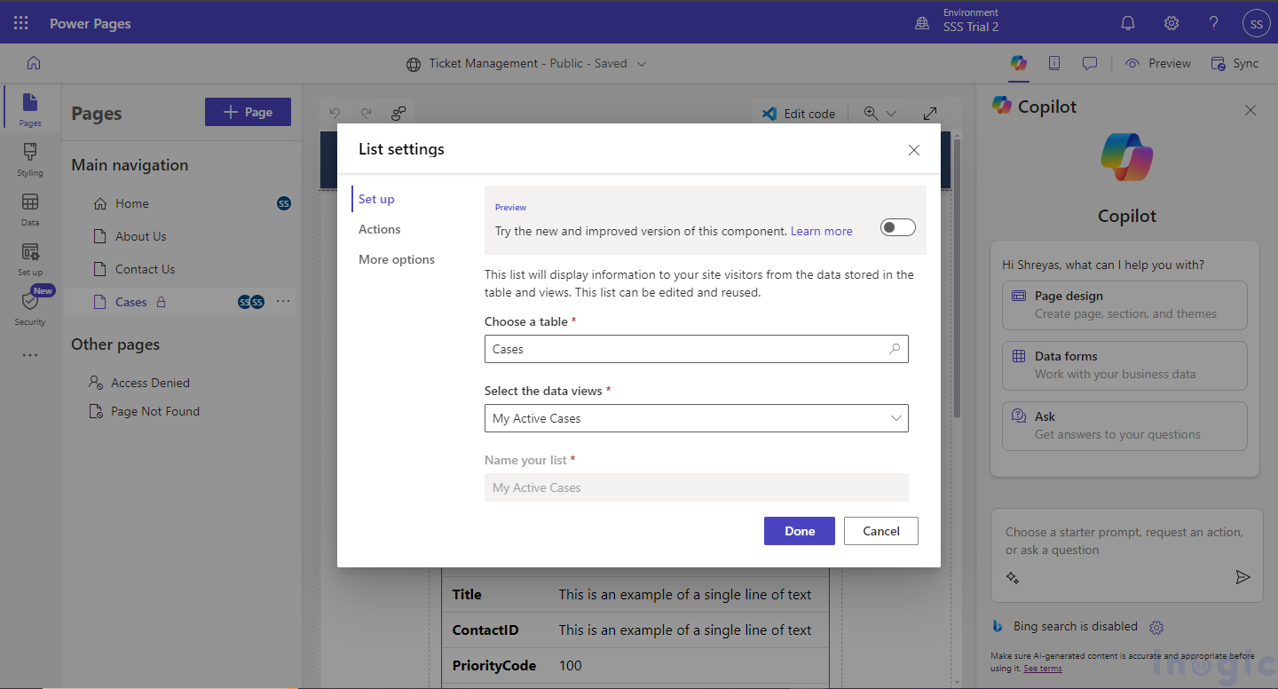 Building Websites in Dynamics 365 