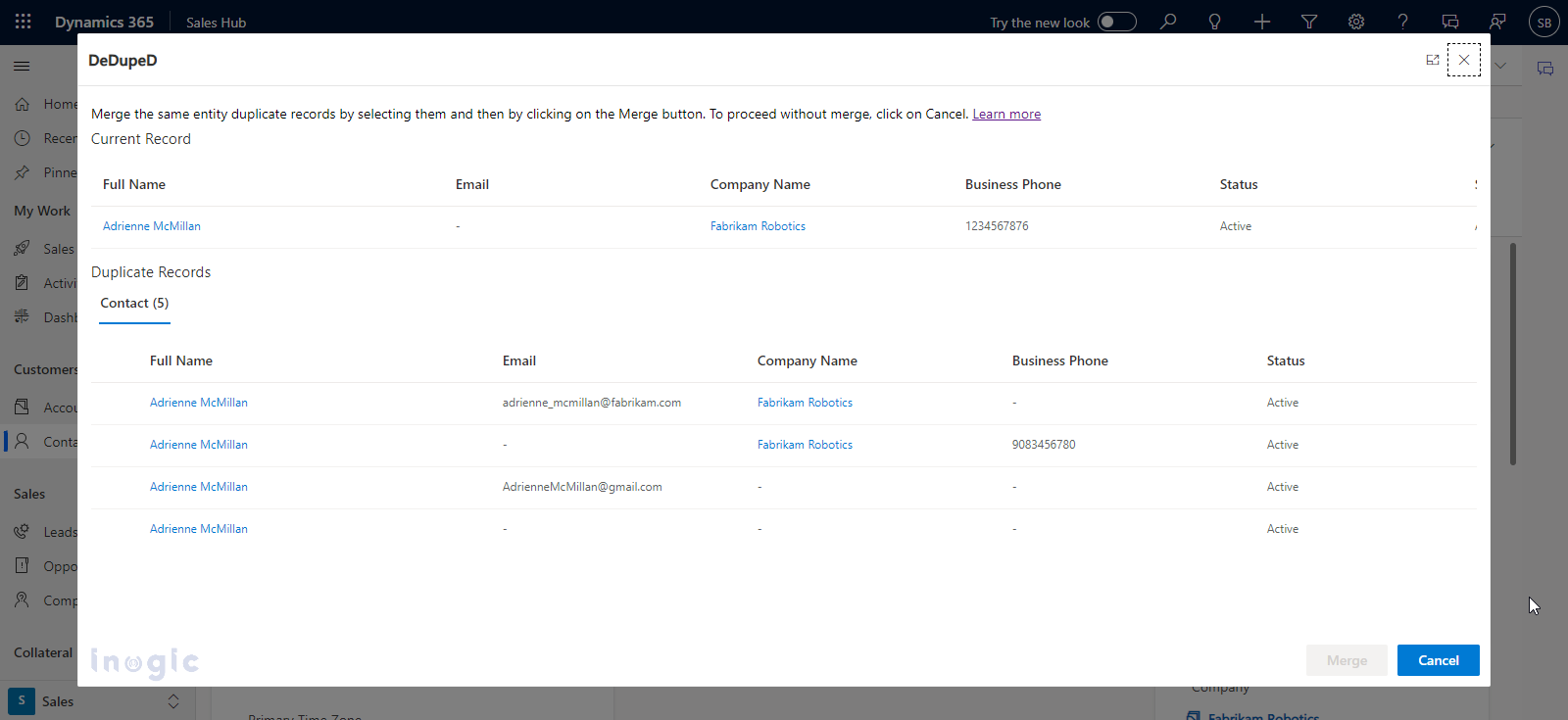 Duplicate Dynamics 365 CRM Data