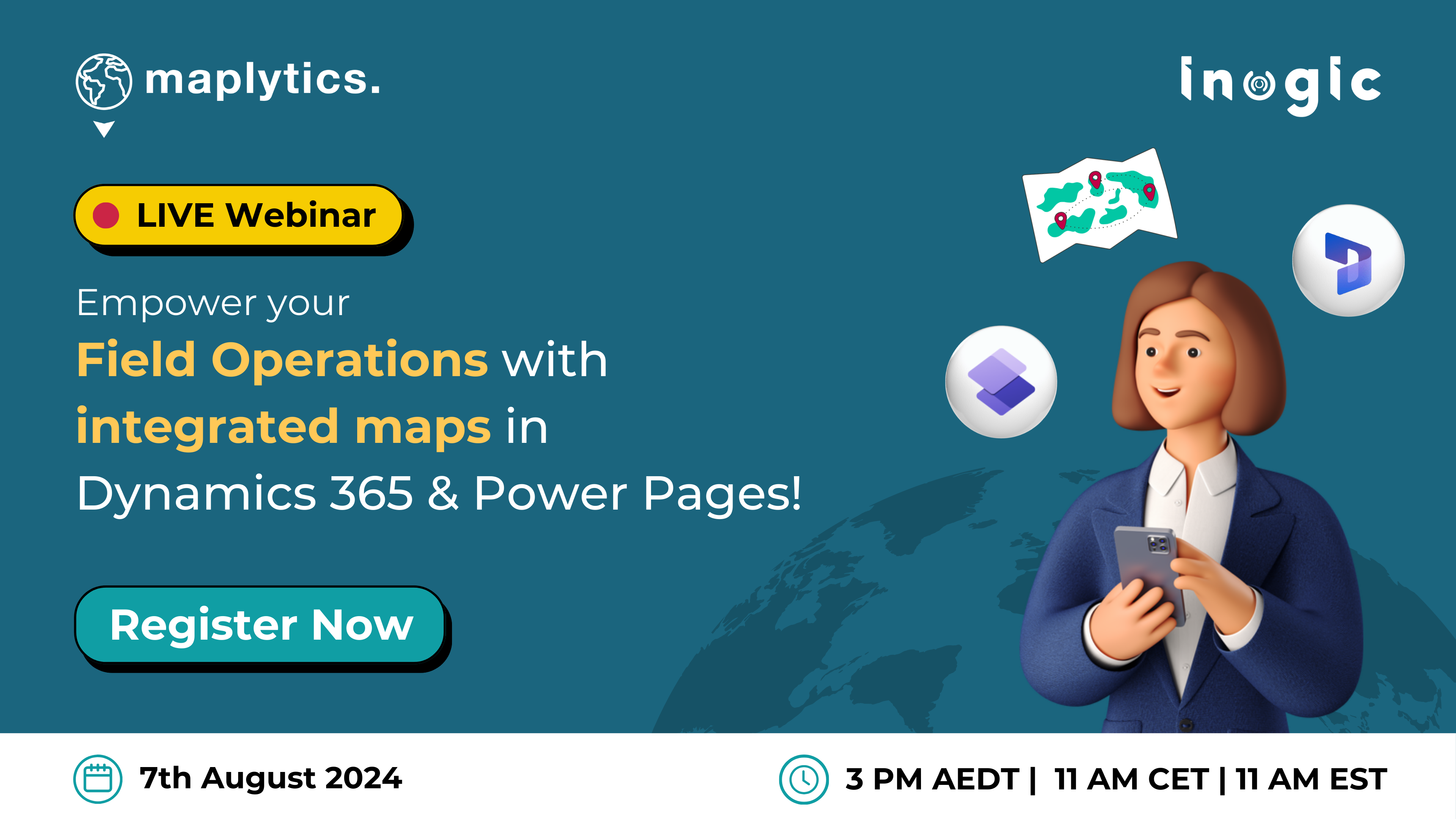 Empower your Field Operations with integrated maps in Dynamics 365 & Power Pages!