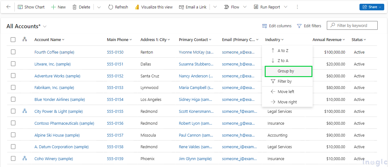 Enhanced Grouping and Aggregation Features in Microsoft Dynamics 365 CRM for Views and Subgrids