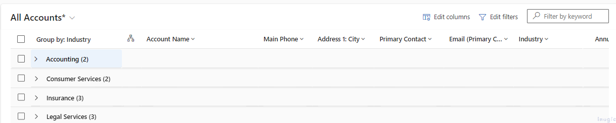 Enhanced Grouping and Aggregation Features in Microsoft Dynamics 365 CRM for Views and Subgrids