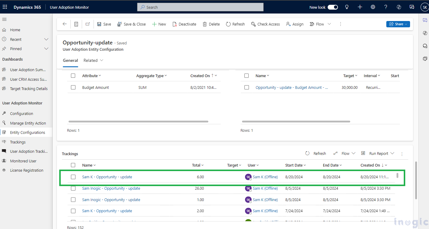 Track Key Field Changes in Microsoft Dynamics 365 entities