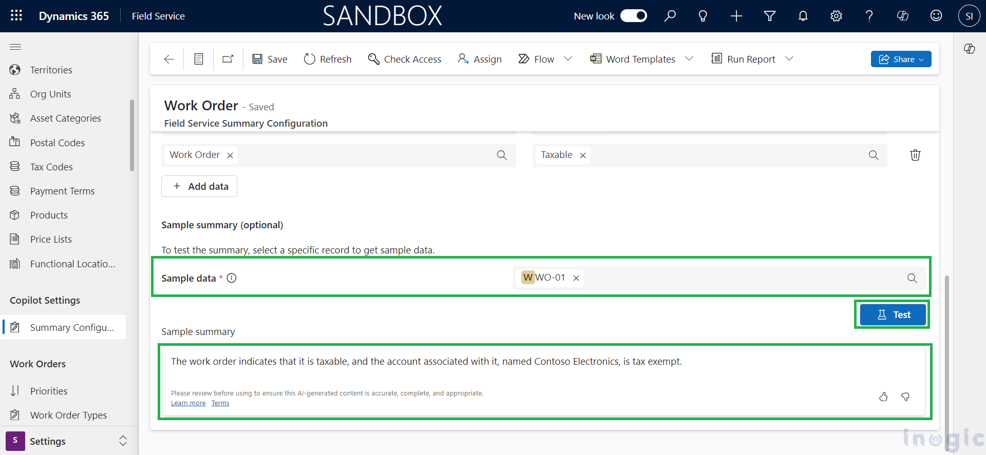 Copilot in Dynamics 365 Field Service 