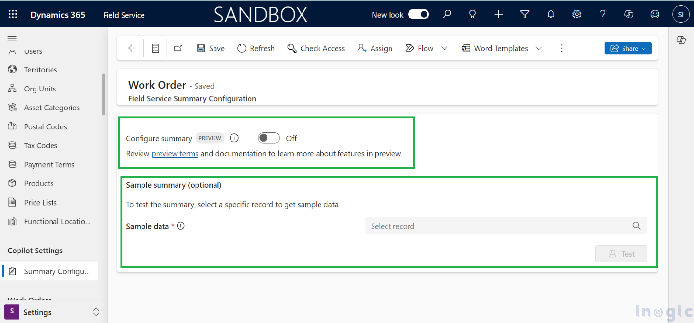 Copilot in Dynamics 365 Field Service 