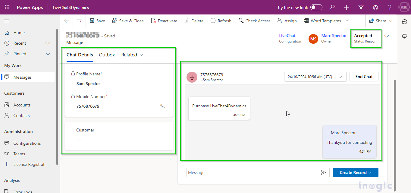 Live Chat for Dynamics 365