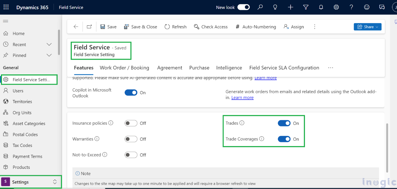 Trades and Trade Coverages in Dynamics 365 