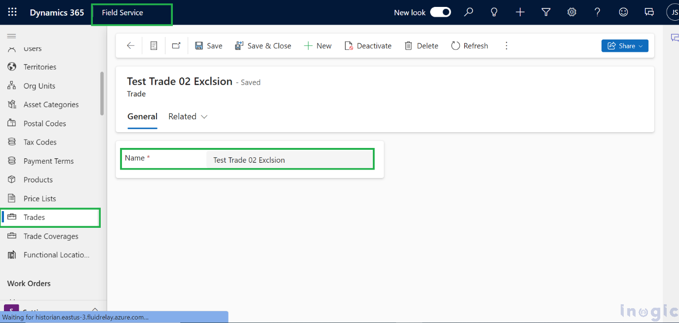 Trades and Trade Coverages in Dynamics 365 