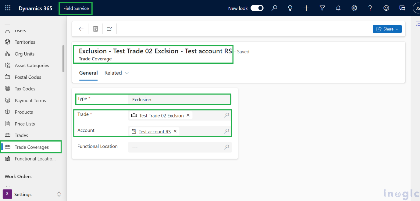 Trades and Trade Coverages in Dynamics 365 