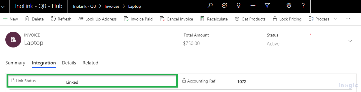 Dynamics 365 CRM with QuickBooks Integration