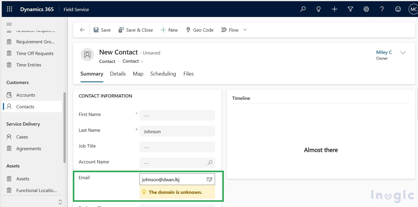 Email Address Validation in Dynamics 365 CRM