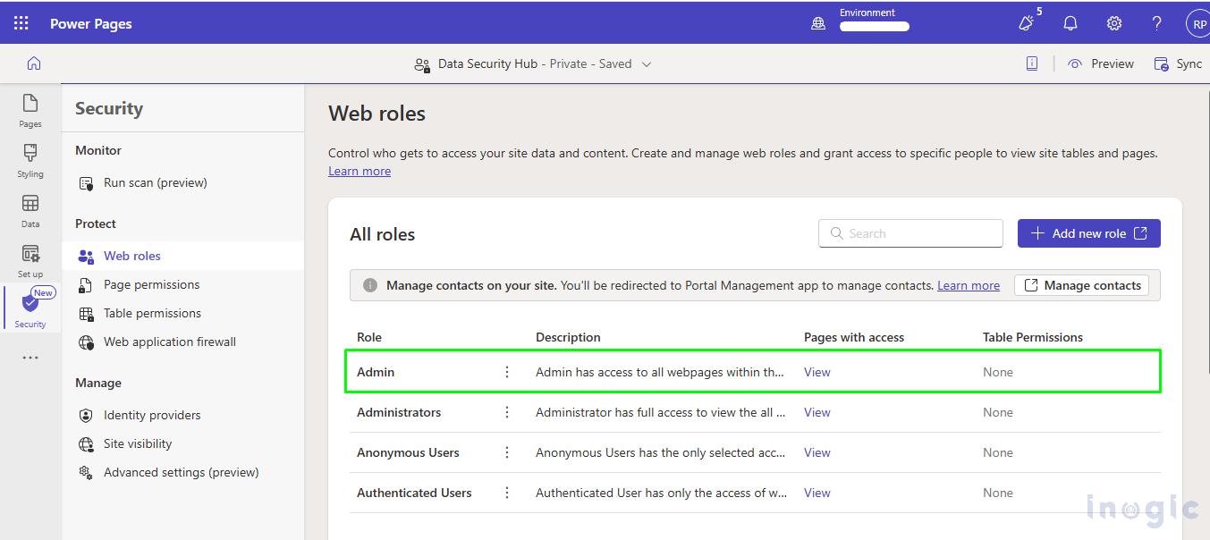 Power Pages Security Workspace Enhances Site Protection