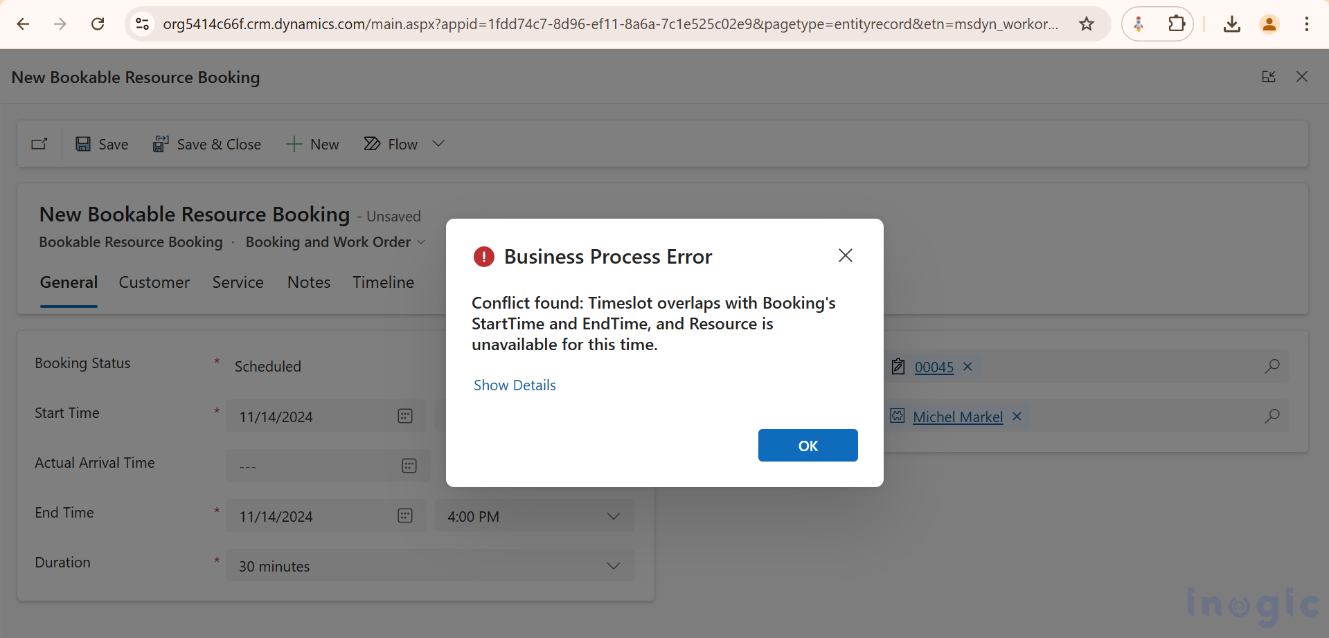 Resource Search Availability API in Dynamics 365 Field Service