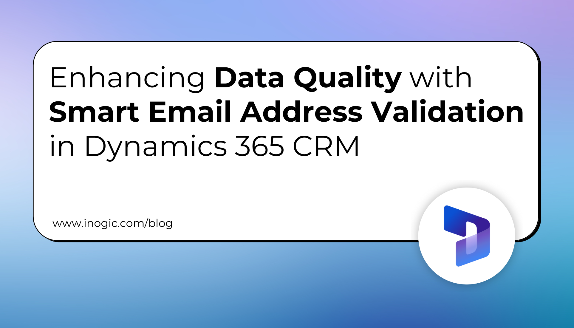 Email Address Validation in Dynamics 365 CRM