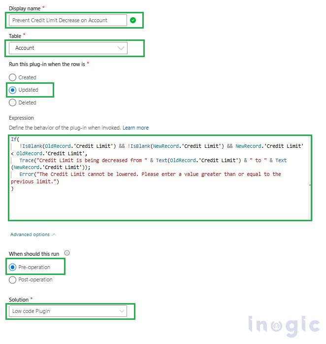 Low-Code Plug-Ins for Dataverse