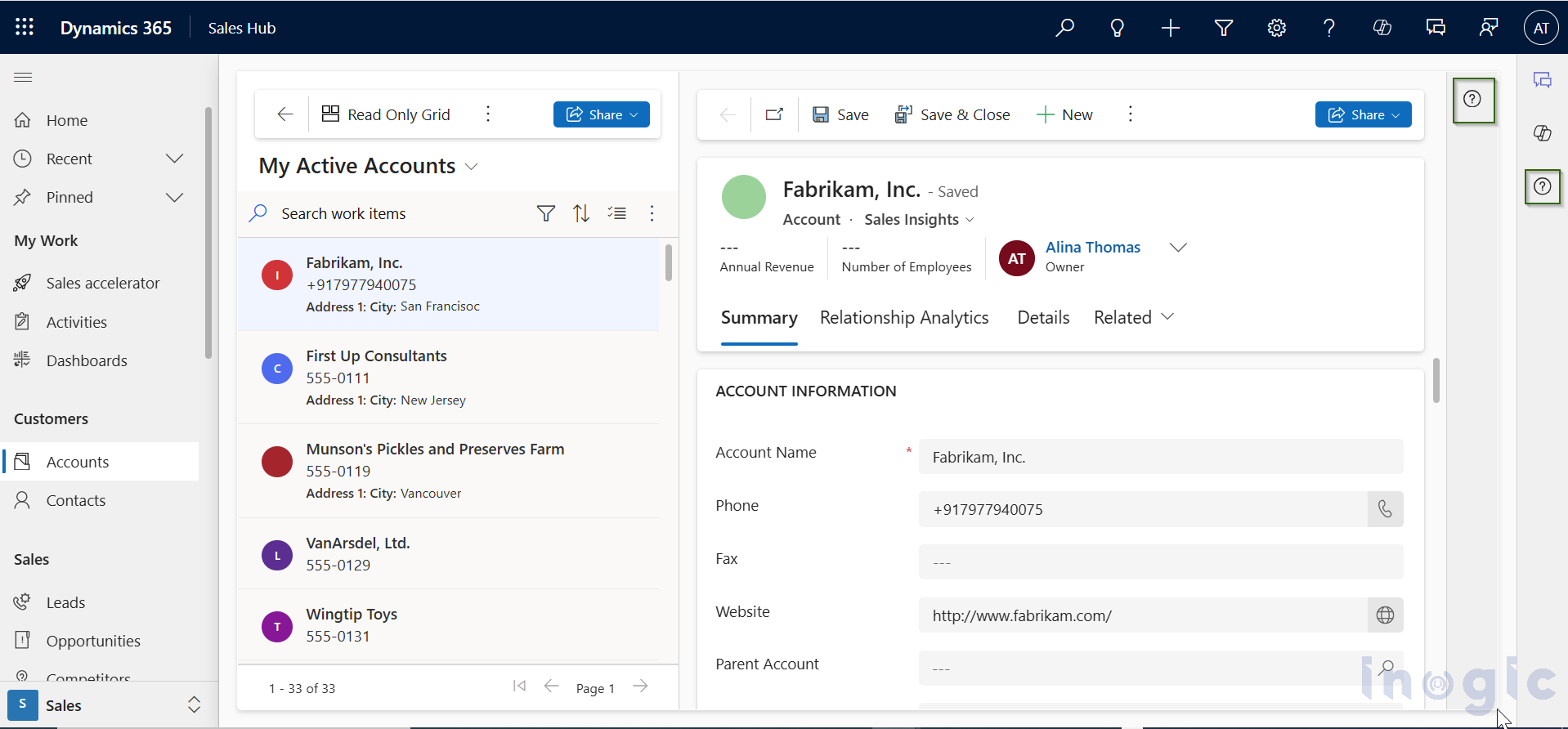 Side Pane in Dynamics 365 CRM