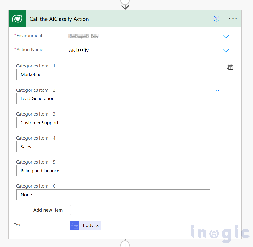 AIClassify in Dynamics 365 CRM