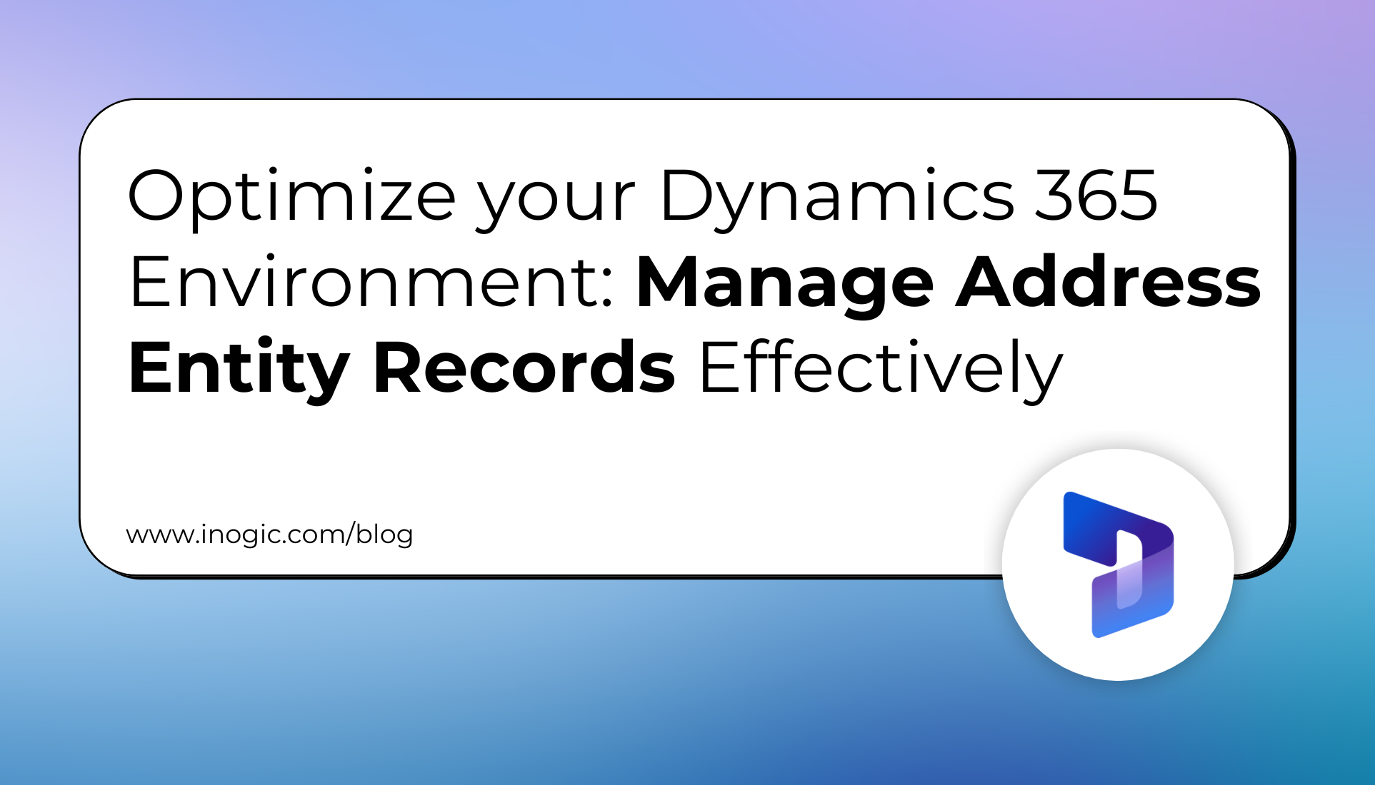 Optimize your Dynamics 365 Environment: Manage Address Entity Records Effectively