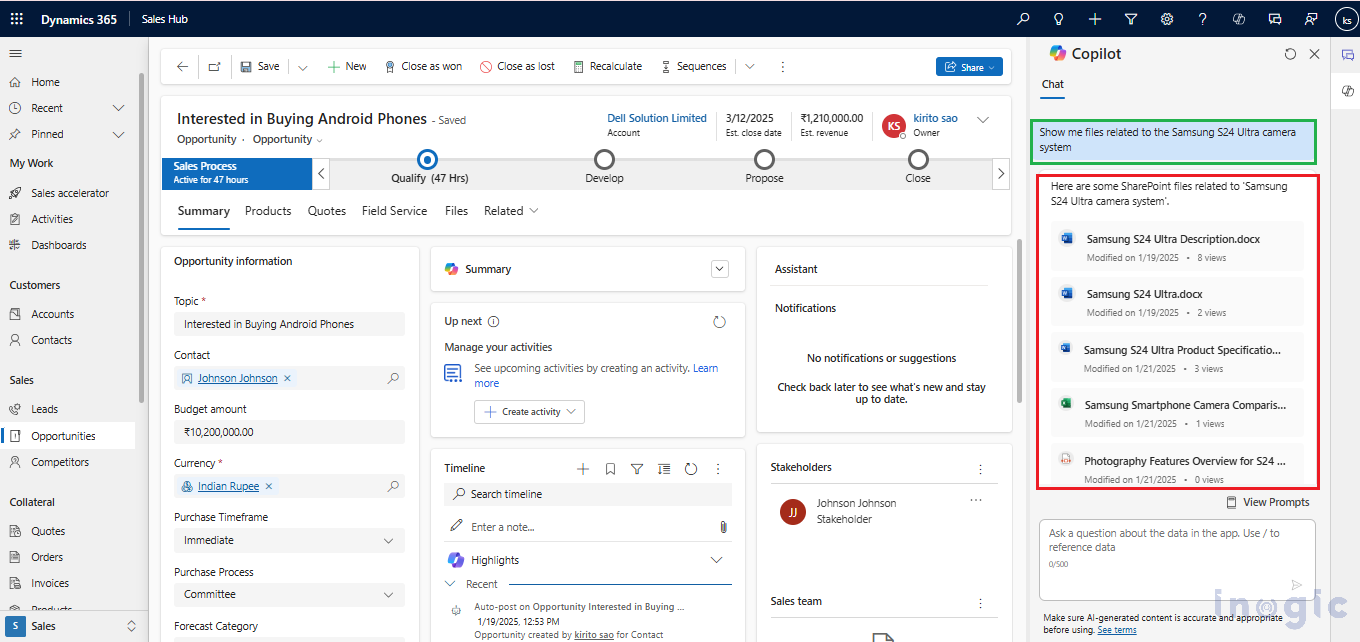 Dynamics 365 Copilot