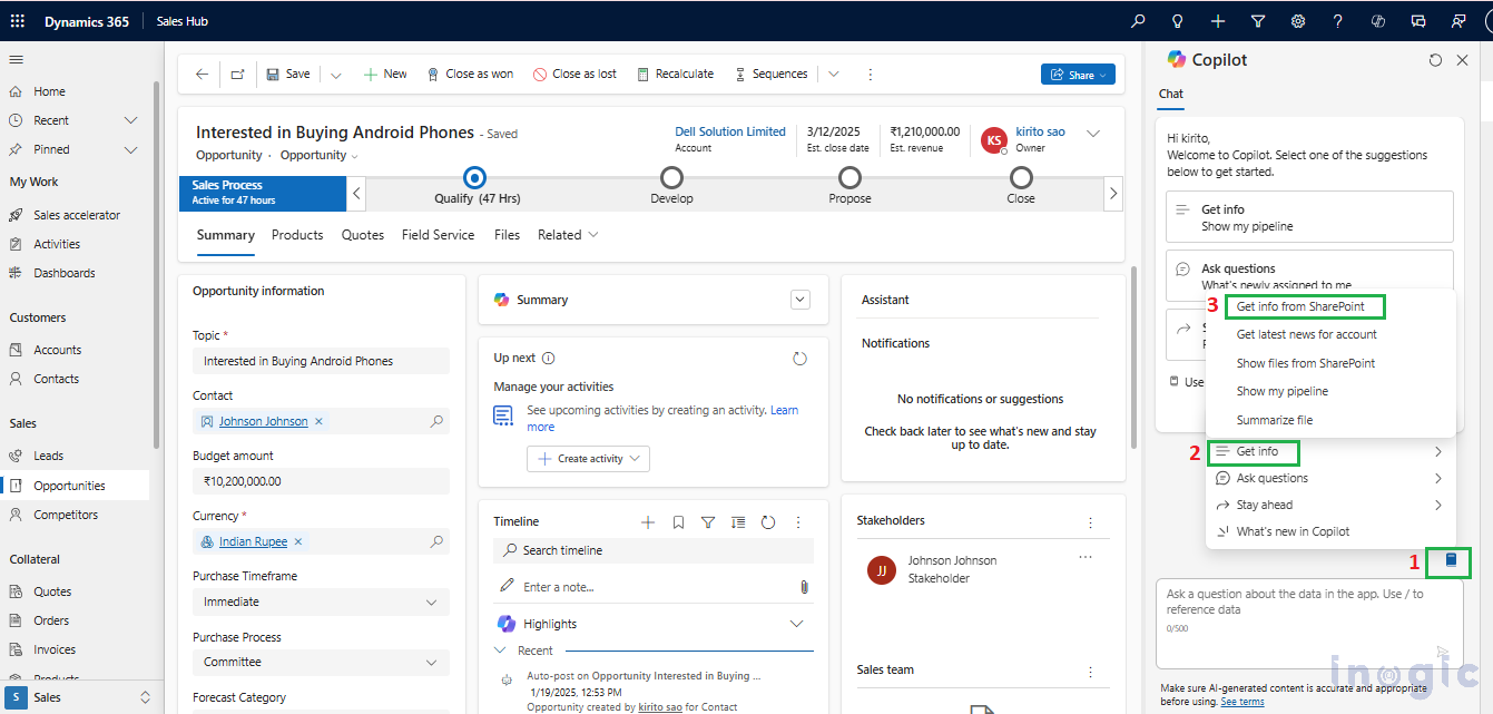 Dynamics 365 Copilot