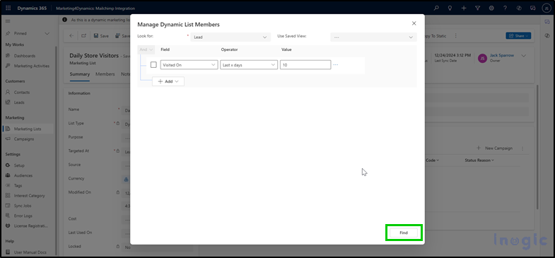 Track Marketing Campaigns in Dynamics 365 CRM and Mailchimp