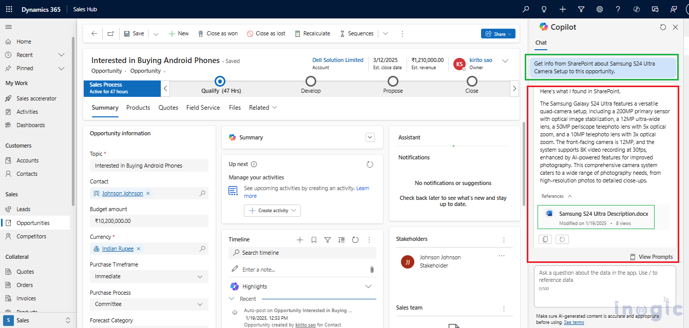 Dynamics 365 Copilot