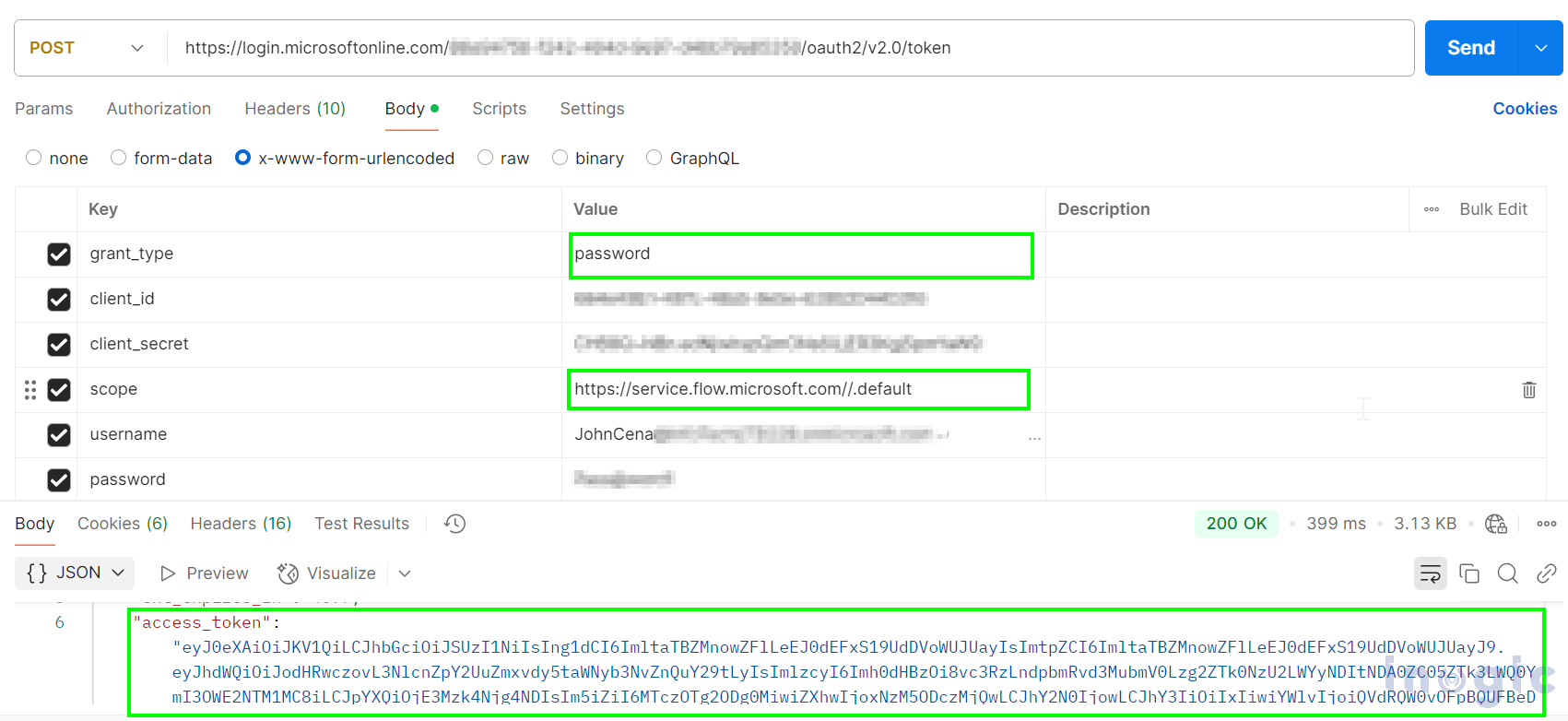 OAuth Authentication in Power Automate